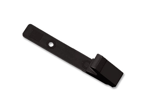 Strap Clip, Black 3 1/8" (79Mm), Plastic Knurled Thumb-Grip W/Delrin Strap (100/Pk)