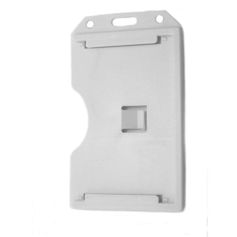 Abs 2-Sided,6 Card Badge Holder, White, Cr80 Vertical (50/Pk)