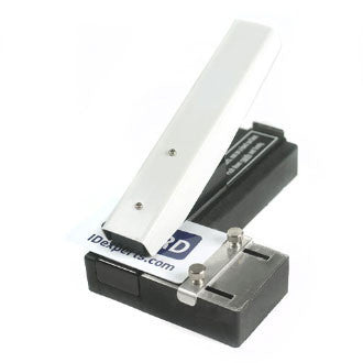 Medium Manual Table Top Slot Punch With Adjustable Centering Guides 9/16 x  1/8 Slot Size