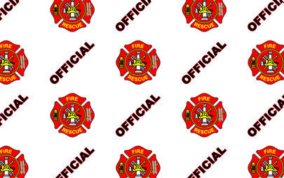IDP Hologram patch type laminate film, 1mil(25mic) "Offical Fire/Rescue",250 images/roll