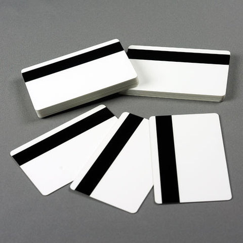 X-tek CR80 30 mil Blank Cards with HiCO Magnetic Stripe (100/pk)