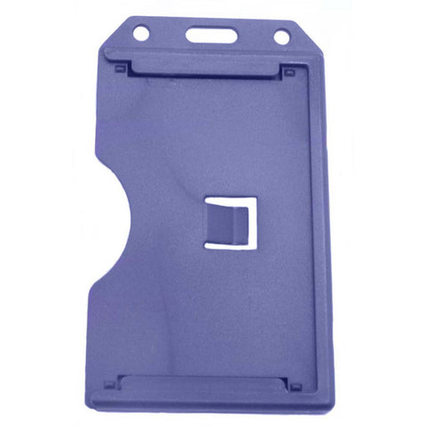 Abs 2-Sided,6 Card Badge Holder, Blue, Cr80 Vertical (50/Pk)